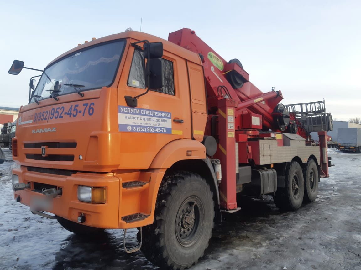 Автовышка на шасси КАМАЗ «Высота Сити»